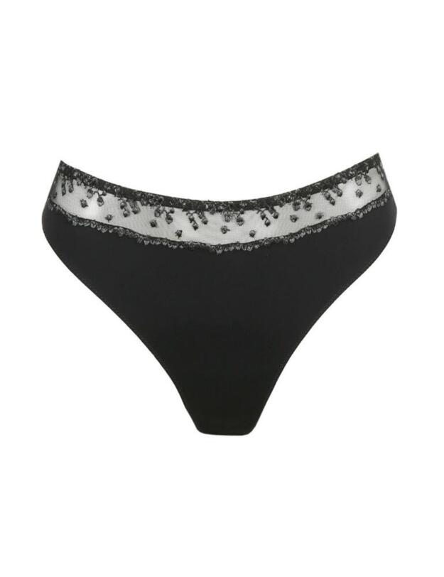 0641800 Prima Donna Twist 1919 Thong - 0641800 Black