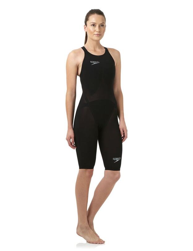 8091708178 Speedo Fastskin LZR Racer Elite 2 Openback Kneeskin - 8091708178 Black/Black