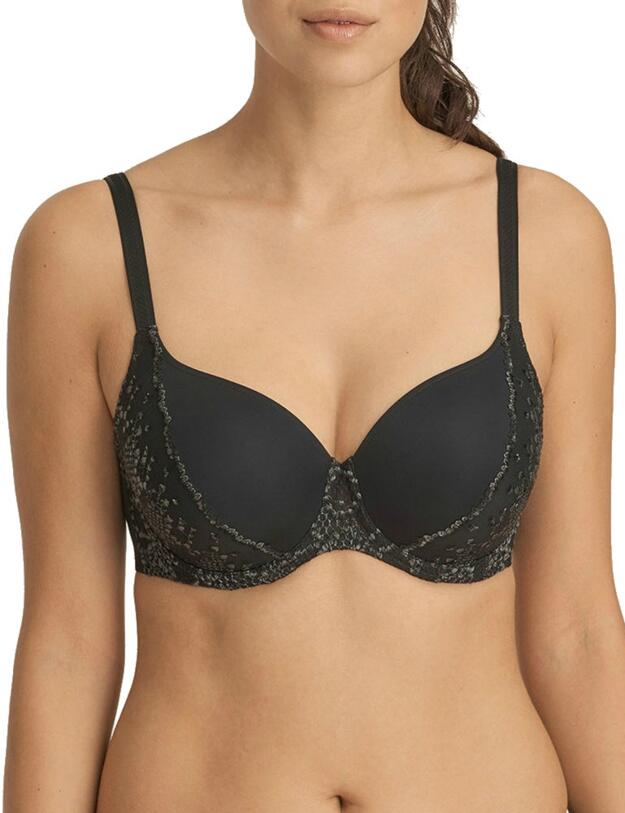 0241800/01 Prima Donna Twist 1919 Padded Heart Shape Bra - 0241800/01 Black