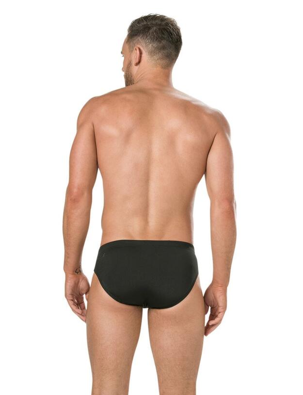 809739C824 Speedo Men's Placement Digital Trunks - 809739C824 Black/Red
