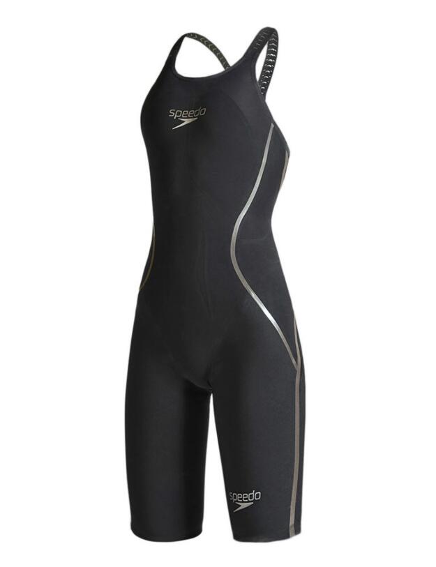 8097527054 Speedo Fastskin LZR Racer X Openback Kneeskin - 8097527054 Black/Gold