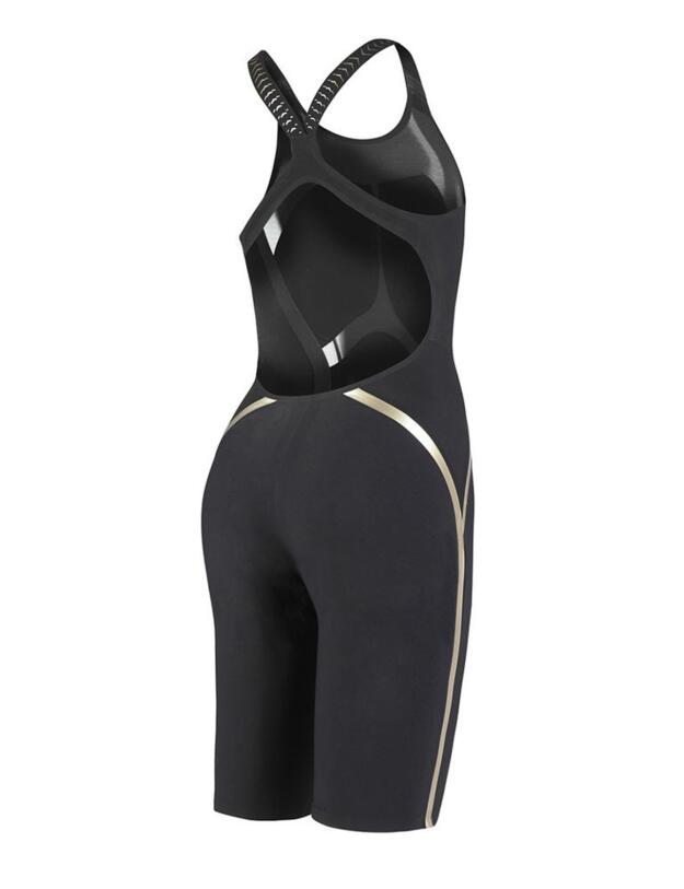 8097527054 Speedo Fastskin LZR Racer X Openback Kneeskin - 8097527054 Black/Gold