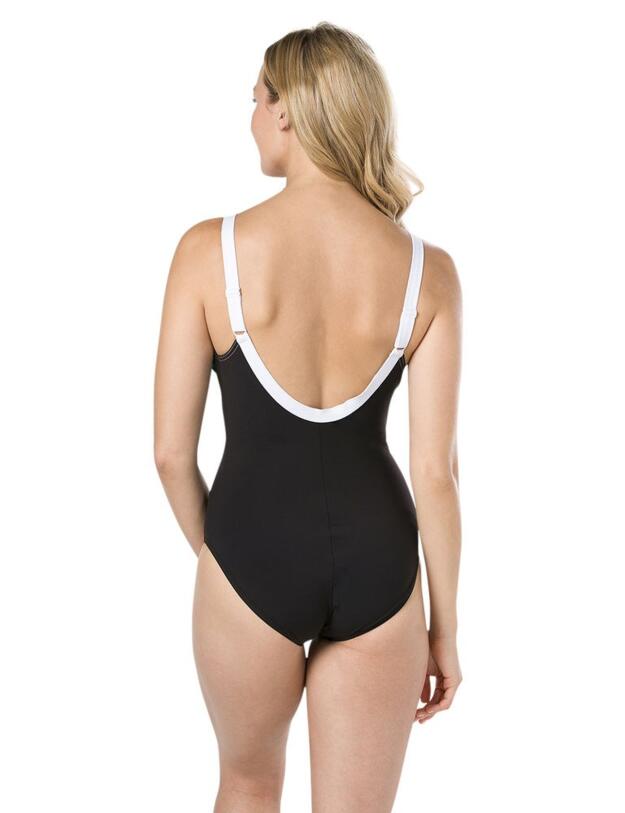 810414C736 Speedo Aquajewel Swimsuit - 810414C736 Black/Blue