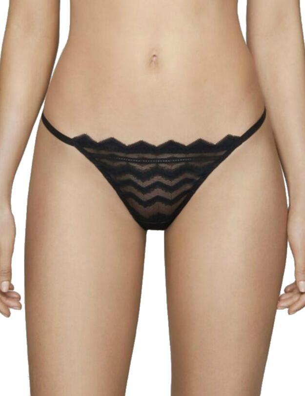 Muse By Coco De Mer Mia G String Black