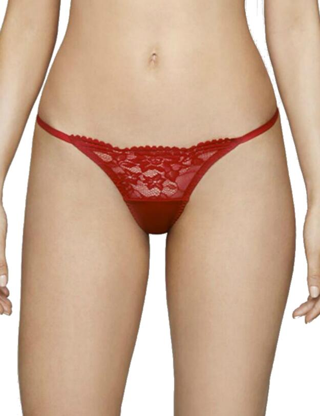SCA-012-07 Muse by Coco de Mer Scarlett G String - SCA-012-07 Tango Red