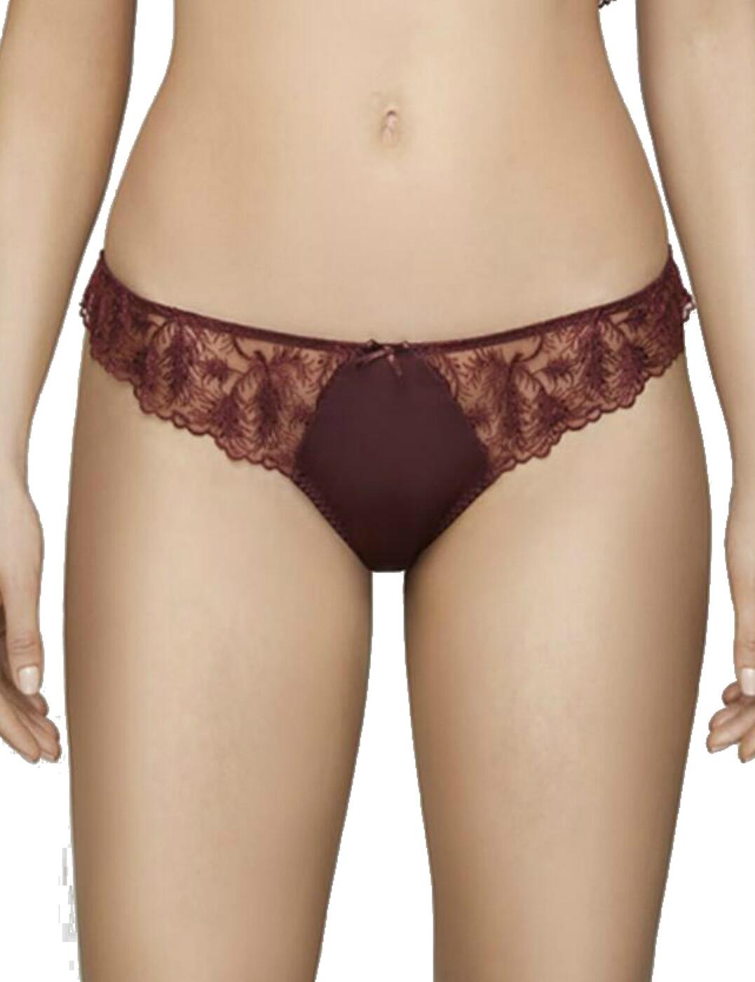 ROS-015-07 Muse By Coco De Mer Rosa Thong - ROS-015-07 Bordeaux
