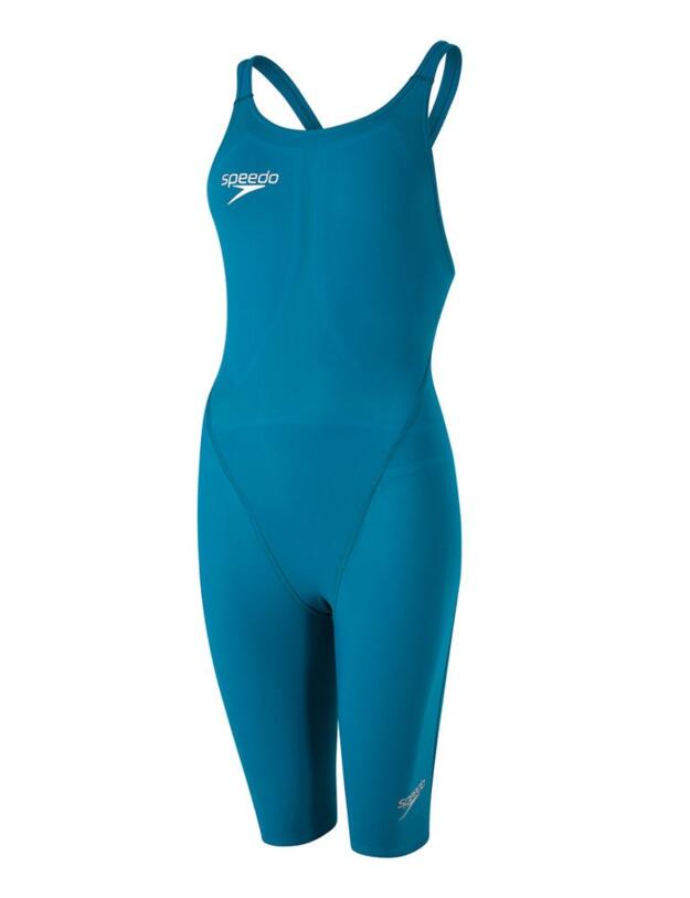 811353C847 Speedo Fastskin LZR Racer Element Openback Kneeskin - 811353C847 Blue