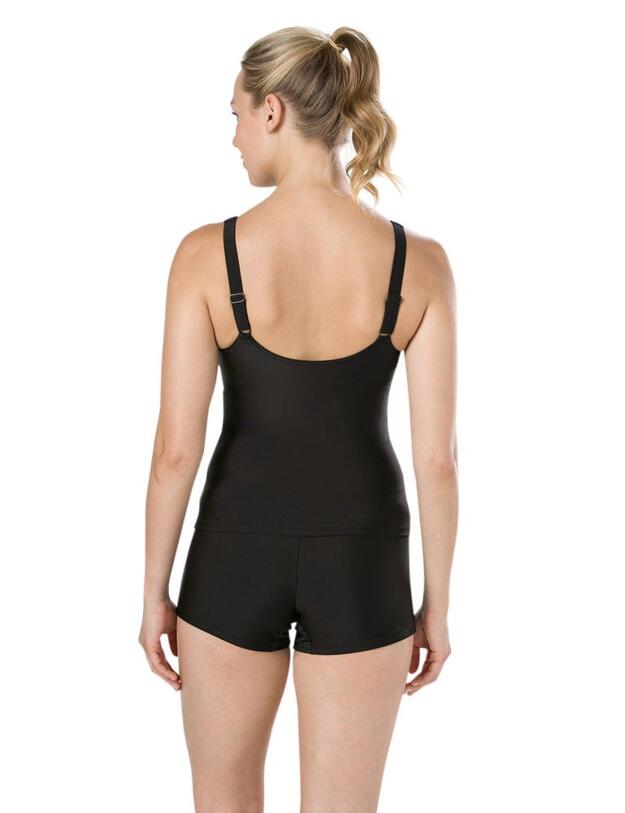 811398C893 Speedo Penny Tankini Top - 811398C893 Black/Blue