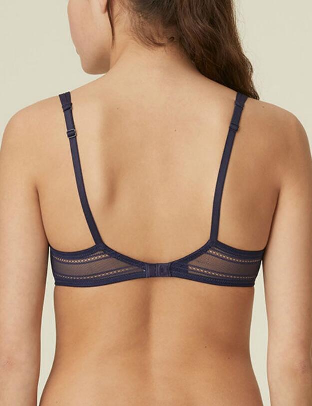 0121909 Marie Jo Charles Padded Balcony Bra - 0121909 Bleu Bijou
