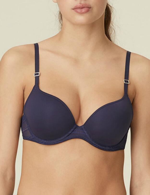 0121907 Marie Jo Charles Push Up Bra - 0121907 Bleu Bijou