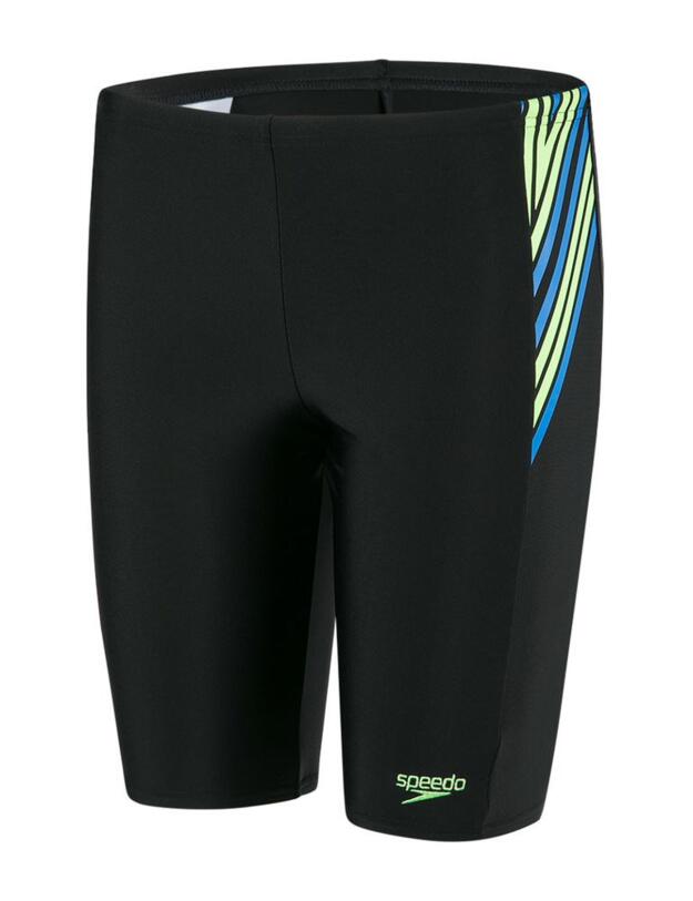 806802C779 Speedo Junior Logo Panel Jammer - 806802C779 Black/Green