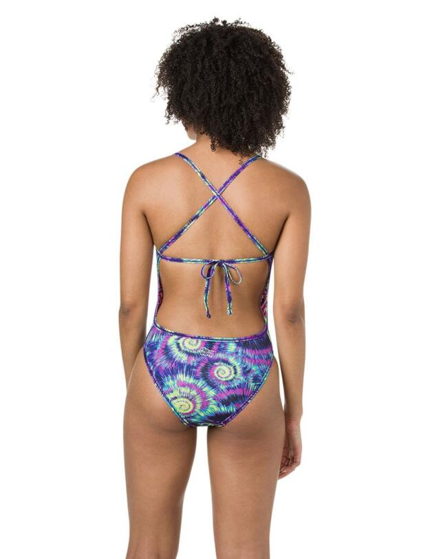 811338C805 Speedo Hippy Explosion Flip Reverse Swimsuit - 811338C805 Navy/Blue