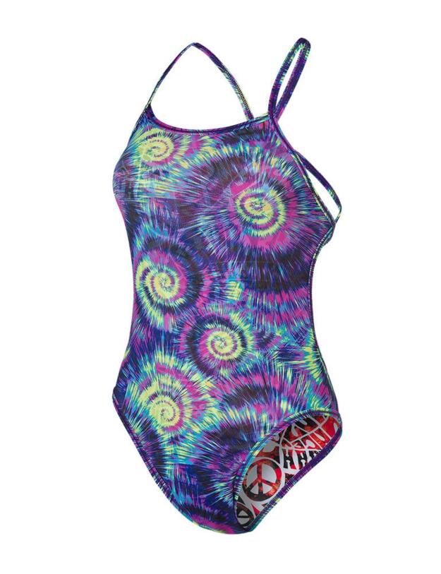 811338C805 Speedo Hippy Explosion Flip Reverse Swimsuit - 811338C805 Navy/Blue
