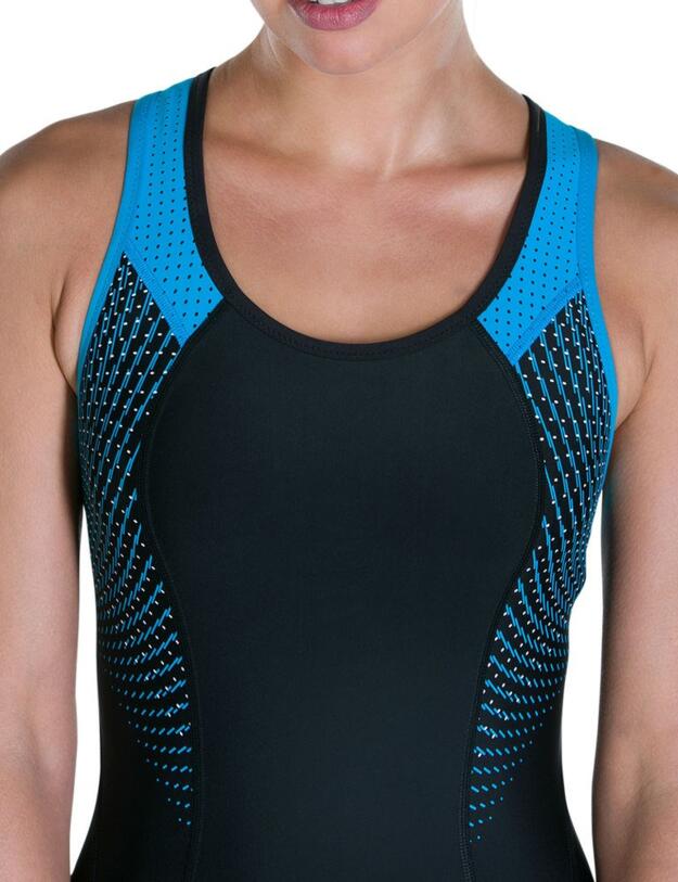 811404A504 Speedo Fitpro Swimsuit - 811404A504 Black/Blue