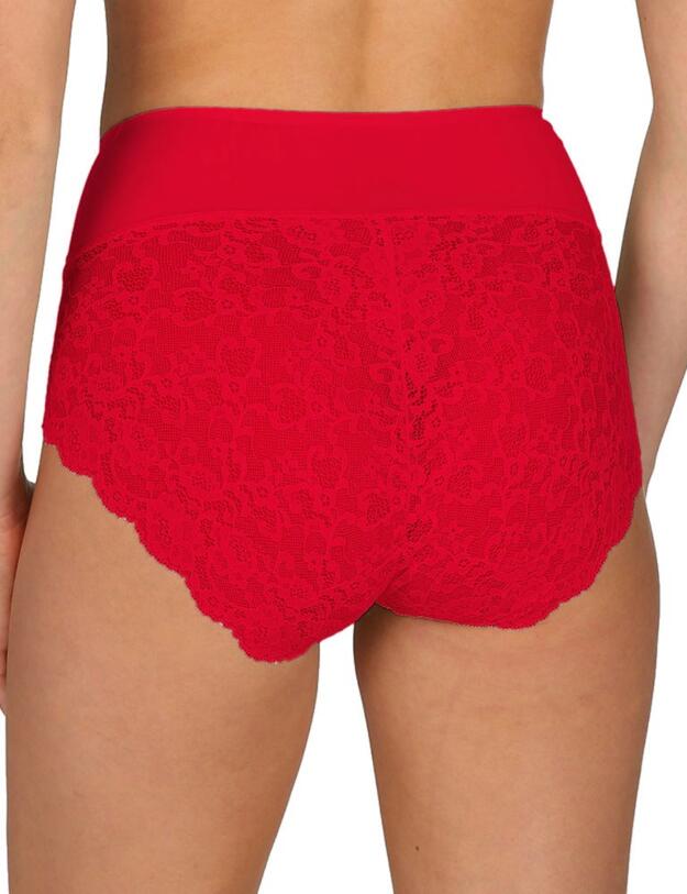 Marie Jo Color Studio Lace Shapewear High Brief Scarlet