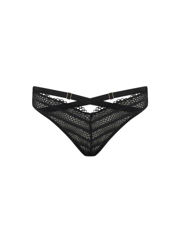 18206 Pour Moi Intense High Leg Brief - 18206 Black