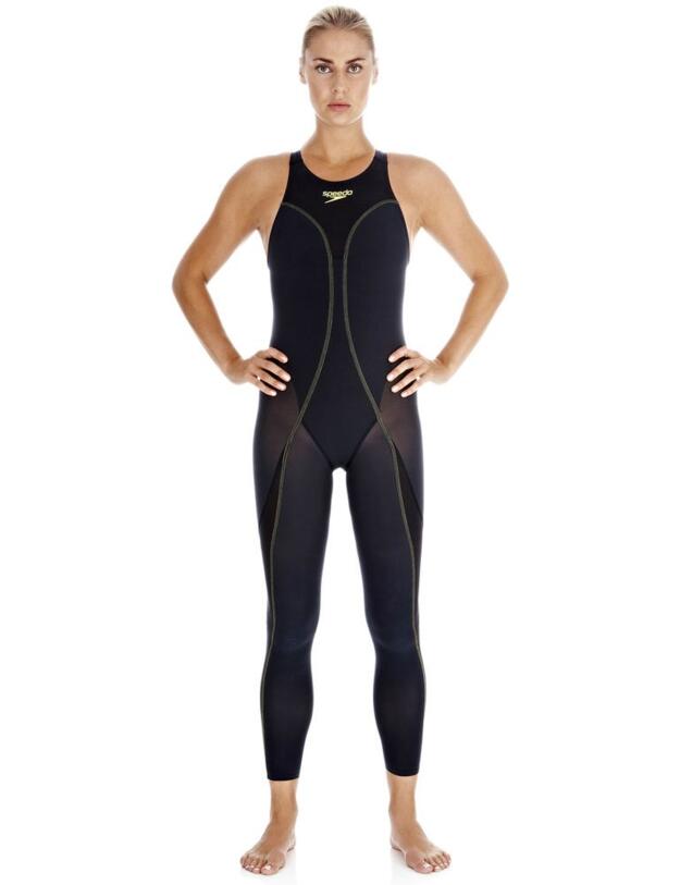 8082378398 Speedo Female Elite Open Water Recordbreaker Legskin - 8082378398 Navy