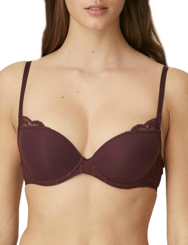 0102336 Marie Jo Kate Padded Round Shape Bra - 0102336 Wine