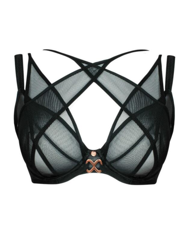 ST007101 Scantilly by Curvy Kate Black Magic Plunge Bra - ST007101 Black