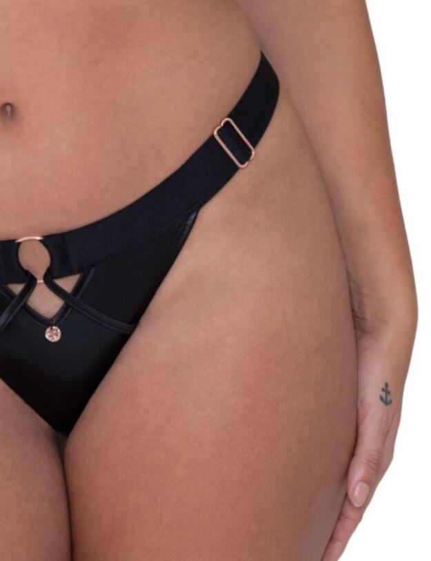 ST008200 Scantilly by Curvy Kate Harnessed Thong - ST008200 Black