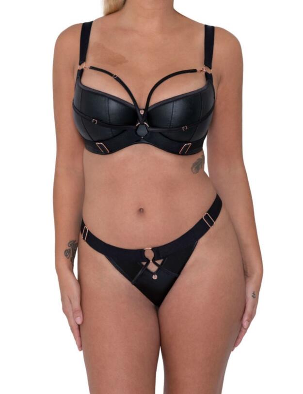 ST008200 Scantilly by Curvy Kate Harnessed Thong - ST008200 Black