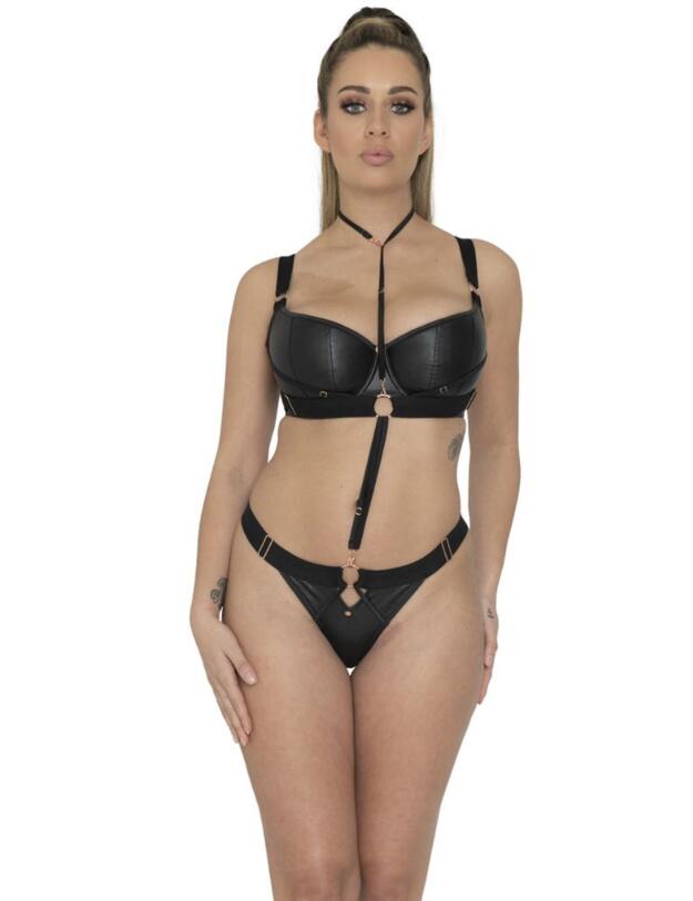 ST008200 Scantilly by Curvy Kate Harnessed Thong - ST008200 Black