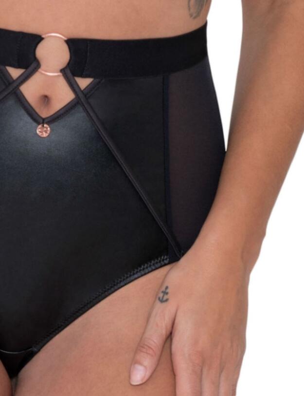 ST008208 Scantilly by Curvy Kate Harnessed High Waist Brief - ST008208 Black