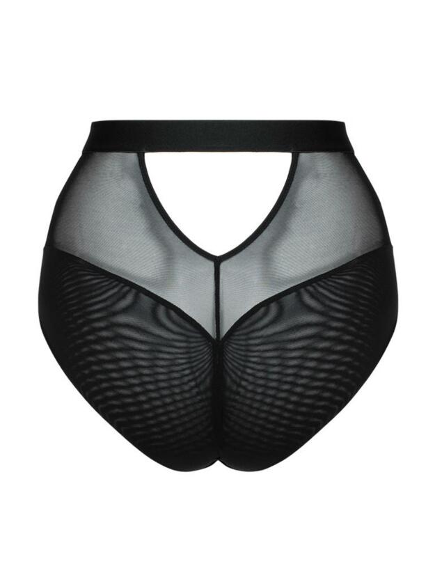 ST008208 Scantilly by Curvy Kate Harnessed High Waist Brief - ST008208 Black