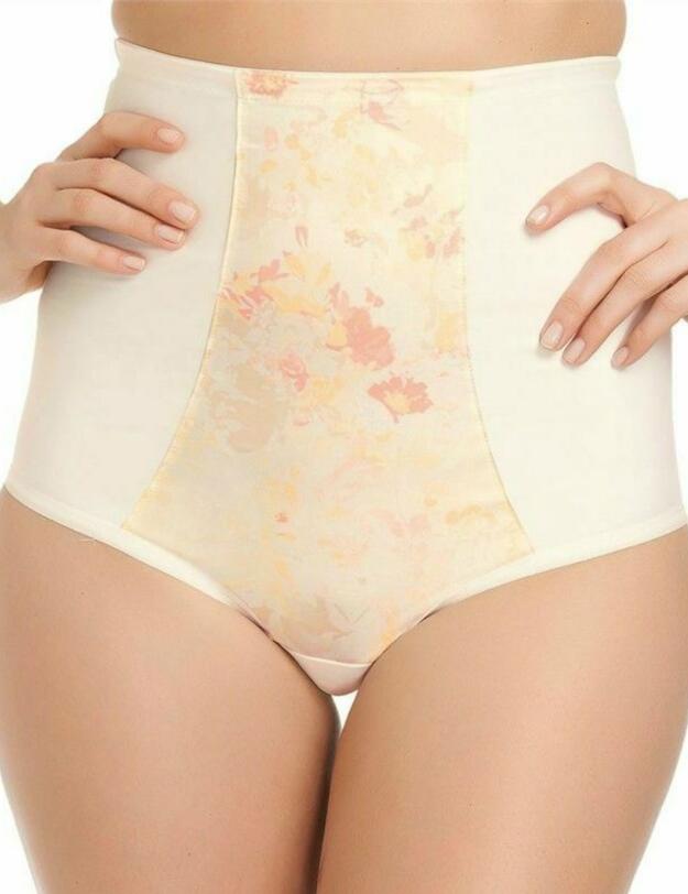 1465 Freya Deco Shapewear High Waist Control Brief - 1465 Ivory