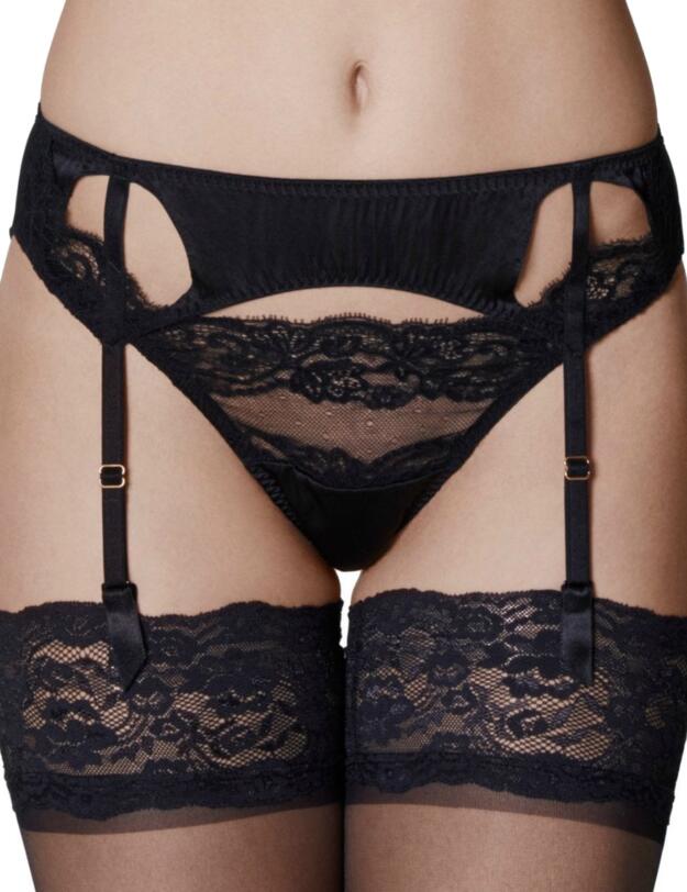 Coco De Mer Seraphine G-String Thong Black