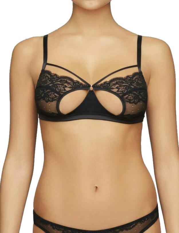 Coco De Mer Seraphine Soft Cup Bra Black