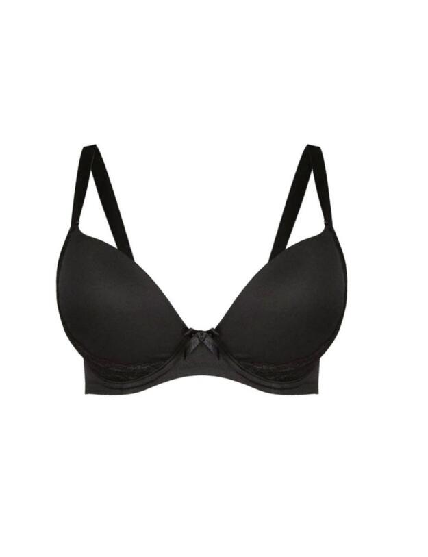 2801 Parfait Casey Plunge Moulded Bra - 2801 Black