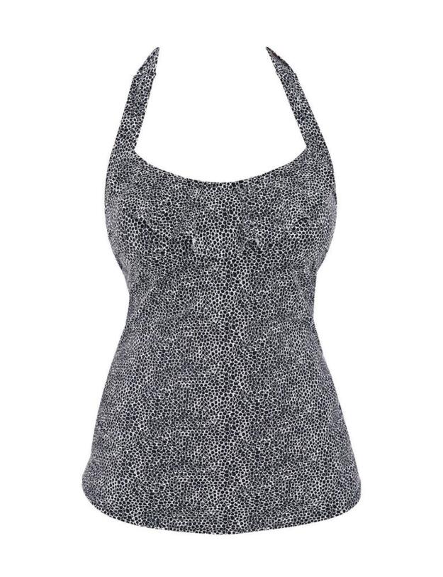 4617 Freya Run Wild Underwired 50's Tankini Top - 4617 Black