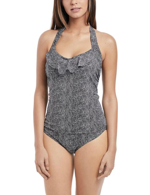 4617 Freya Run Wild Underwired 50's Tankini Top - 4617 Black