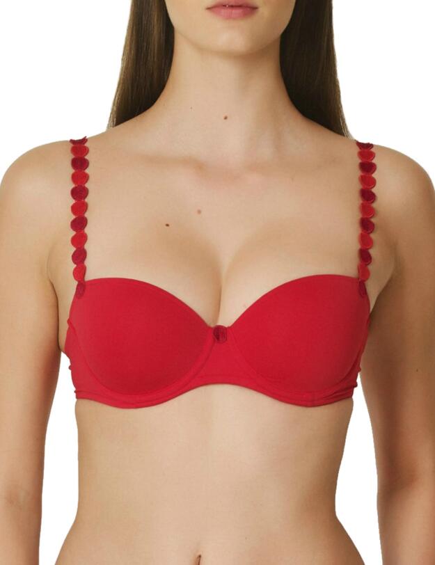 Marie Jo Tom Padded Balcony Bra Scarlet