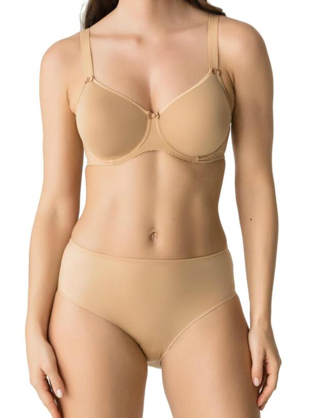 0161336/37 Prima Donna Satin Moulded Spacer Bra - 0161336/37 Cognac
