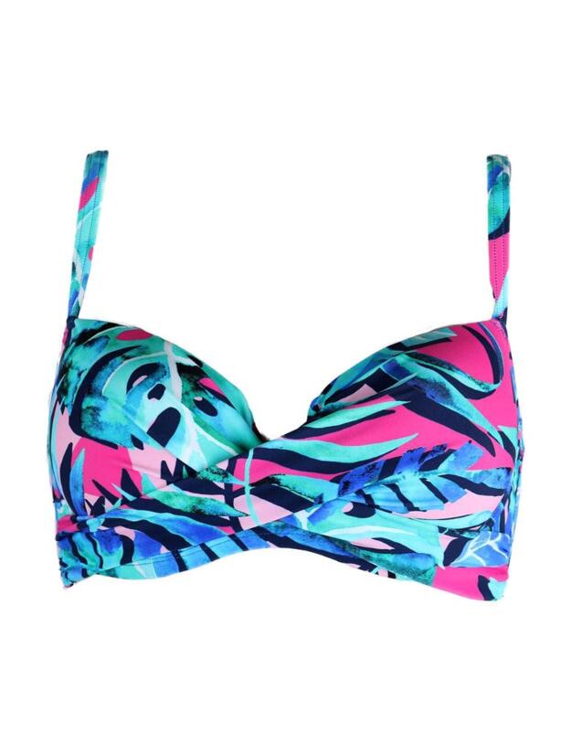 13208 Pour Moi Free Spirit Twist Front Bikini Top - 13208 Lagoon