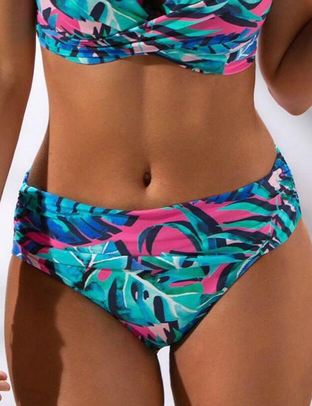 13209 Pour Moi Free Spirit Foldover Bikini Brief - 13209 Lagoon
