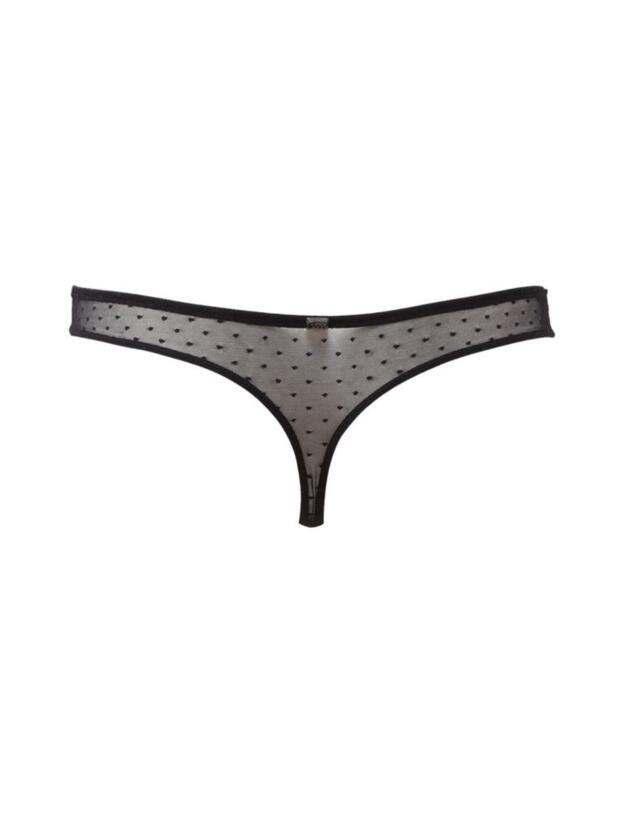 G116 Gossard Everyday Dotty Thong - G116 Black