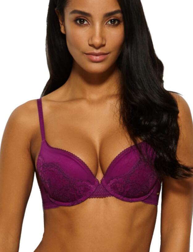 Gossard Lux Plunge Bra Blackcurrant