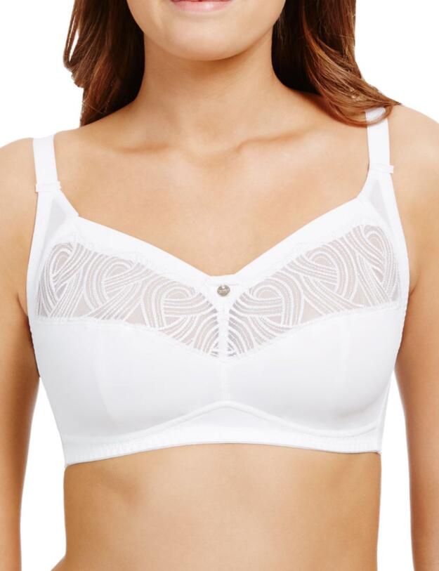 Berlei Heaven Embroidery Soft Cup Bra White