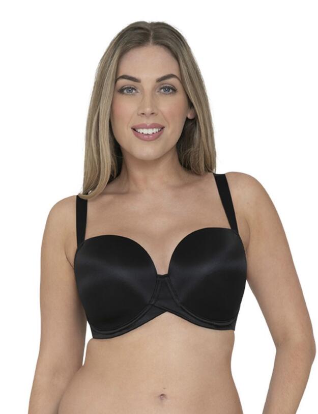 Curvy Kate Smoothie Moulded T-Shirt Balcony Bra Black