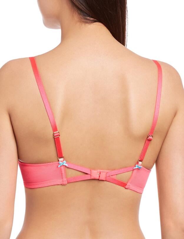 8981 Gossard Lola Padded Plunge Bra - 8981 Neon Pink