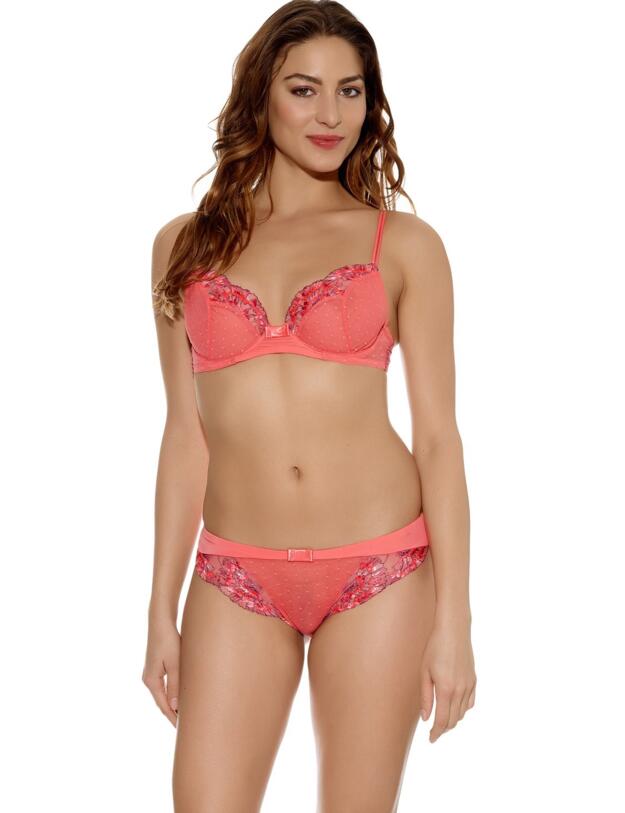 103001 Wacoal Dahlia Classic Underwired Bra - 103001 Deep Rose