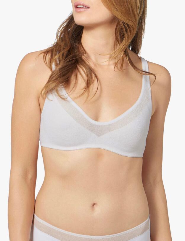 10201738 Sloggi Oxygene Infinite Soft Bra - 10201738 White