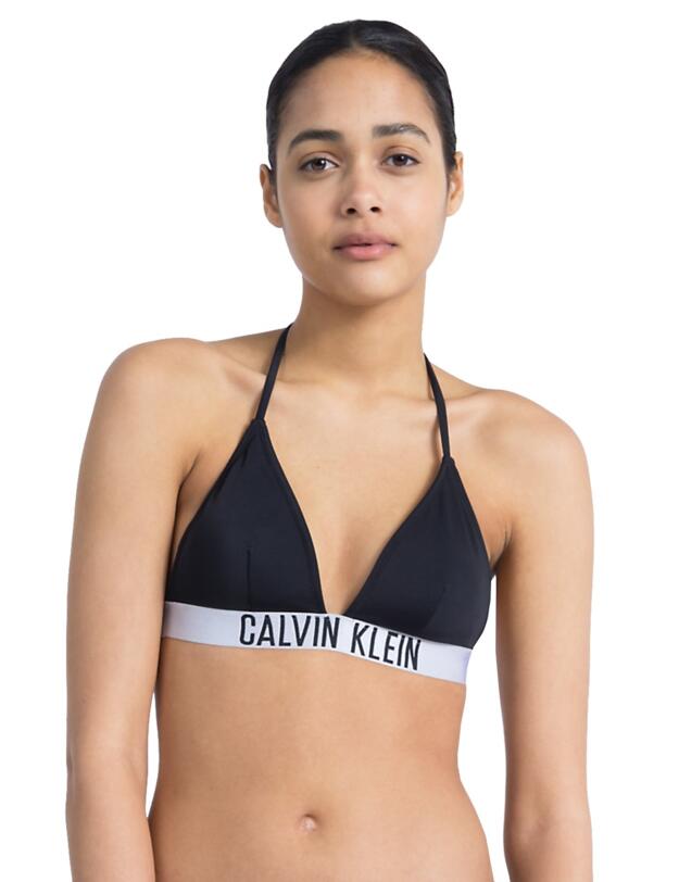 KW0KW00200094 Calvin Klein Intense Power Triangle Bikini Top - KW0KW00200094 Black