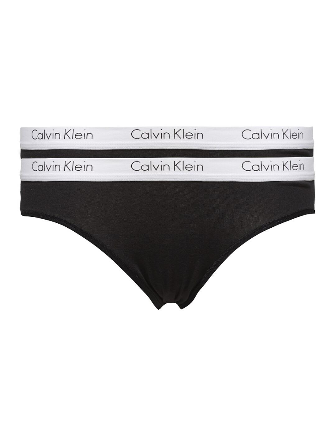 000QD3584E Calvin Klein CK One Cotton 2 Pack Brief - QD3584E Black