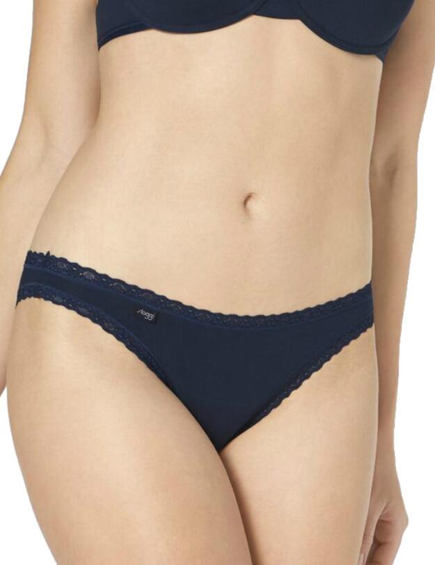 10198201 Sloggi 24/7 Weekend Tanga 3 Pack Brief - 10198201 Blue/Light Combination