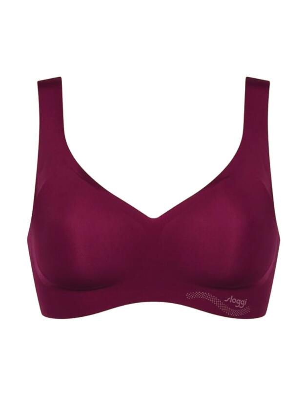10195263 Sloggi Zero Feel Bralette Bra Top - 10195263 Bordeaux