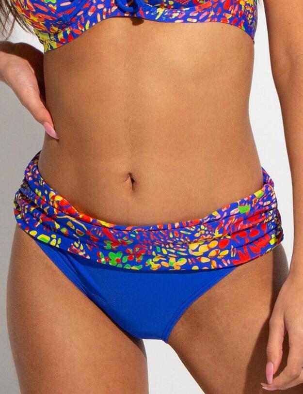 12703 Pour Moi Bohemia Fold Over Bikini Brief - 12703 Madagascar